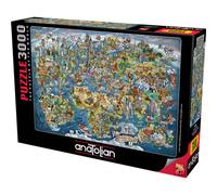 Anatolian le puzzle du monde 3000 pièces, à partir de 4 ans