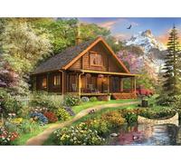 Anatolian Puzzle – Cabane en rondins de bois – 1500 pièces