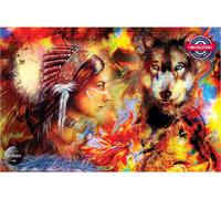 ANATOLIAN Puzzle La fille et le loup 1500 pièces