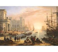 Anatolian Puzzle - Port maritime au coucher du soleil, puzzle de 2000 pièces, #3970