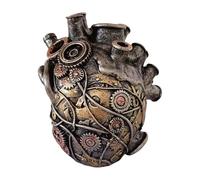 Anatomical Heart Vase - Resin Plant Pot, Multi-Hole Novelty Planter with Unique Design Feature | Funky Decor for Desk Living Room Bathroom Mothers Day Halloween Party Display Gift