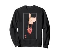 Anatomical Heart with Chopsticks Japanese Art Sweatshirt