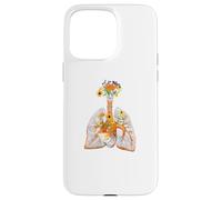 Anatomie Anatomique des poumons Humains et des Fleurs colorées pour Fleuriste Coque pour iPhone 15 Pro Max