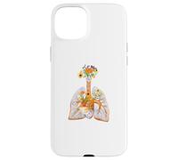 Anatomie Anatomique des poumons Humains et des Fleurs colorées pour Fleuriste Coque pour iPhone 15 Plus