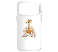 Anatomie Anatomique des poumons Humains et des Fleurs colorées pour Fleuriste Coque pour iPhone 17 Pro Max
