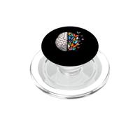 Anatomie Cerveau Papillon Neuro Science Neurodivergence PopSockets PopGrip pour MagSafe