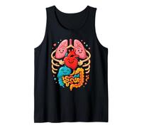 Anatomie colorée du Corps Humain illustrée - infirmière Débardeur