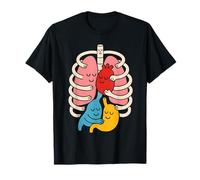 Anatomie colorée du Corps Humain illustrée - infirmière T-Shirt