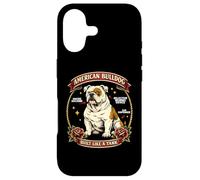 Anatomie de Chien Flash de Tatouage American Bulldog Coque pour iPhone 17