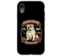Anatomie de Chien Flash de Tatouage American Bulldog Coque pour iPhone XR