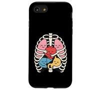 Anatomie de Dessin animé d'organes internes drôles Coque pour iPhone SE (2020) / 7/8