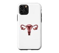 Anatomie de l'utérus OB GYN Gynécologie Illustration médicale Coque pour iPhone 11 Pro