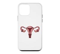 Anatomie de l'utérus OB GYN Gynécologie Illustration médicale Coque pour iPhone 12 Mini