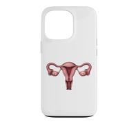 Anatomie de l'utérus OB GYN Gynécologie Illustration médicale Coque pour iPhone 13 Pro