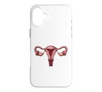 Anatomie de l'utérus OB GYN Gynécologie Illustration médicale Coque pour iPhone 16 Plus