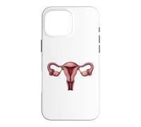 Anatomie de l'utérus OB GYN Gynécologie Illustration médicale Coque pour iPhone 16 Pro Max
