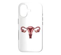 Anatomie de l'utérus OB GYN Gynécologie Illustration médicale Coque pour iPhone 17