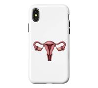 Anatomie de l'utérus OB GYN Gynécologie Illustration médicale Coque pour iPhone X/XS