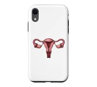 Anatomie de l'utérus OB GYN Gynécologie Illustration médicale Coque pour iPhone XR