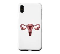 Anatomie de l'utérus OB GYN Gynécologie Illustration médicale Coque pour iPhone XS Max