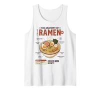 Anatomie de Ramen Retro Japonais Food Esthétique Foodie Débardeur