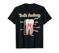 Anatomie Dentaire Assistant Dentaire Hygiéniste Dentiste T-Shirt