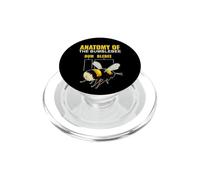 Anatomie des bourdons Amusants et Mignons Amateurs d'abeilles PopSockets PopGrip pour MagSafe