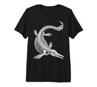 Anatomie des fossiles Marins du Jurassique Squelette d'Ichtyosaure T-Shirt Haut de Gamme