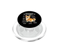 Anatomie drôle d'un Animal de Compagnie Corgi Amoureux de Chien PopSockets PopGrip pour MagSafe