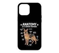 Anatomie du Berger Allemand - Propriétaire Amusant de Chien - Garçons et Filles Coque pour iPhone 12 Pro Max