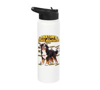 Anatomie du bouvier bernois Humour drôle de chien Stainless Steel Insulated Water Bottle