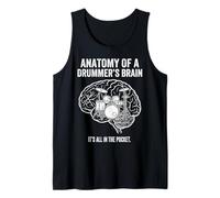 Anatomie du Cerveau d'un Batteur dans la Poche Débardeur