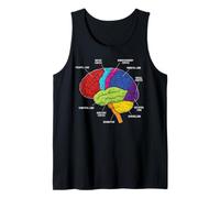 Anatomie du Cerveau Humain Neuroscience Labeled Cortex Lobes Débardeur