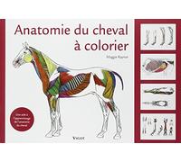 Anatomie du cheval à colorier : Une aide à l'apprentissage de l'anatomie du cheval de Raynor. Maggie (2008) Relié