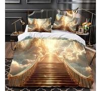 Anatomie du cœur Parure de Lit Imprimé en 3D Super Douce Hypoallergique Illustration botanique Housse de Couette Microfibre Fermeture Éclair Respirante for Garçons Adolescents Super king（260x220cm）