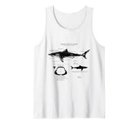 Anatomie du Grand Requin Blanc Débardeur