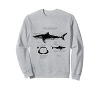 Anatomie du Grand Requin Blanc Sweatshirt