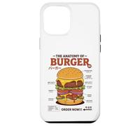 Anatomie du Hamburger rétro Japonais Food Foodie Hamburger Coque pour iPhone 12 Pro Max