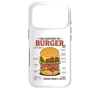 Anatomie du Hamburger rétro Japonais Food Foodie Hamburger Coque pour iPhone 17 Pro