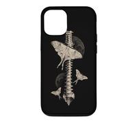 Anatomie du Papillon Gothique de la Colonne vertébrale Lune Occulte Nature Coque pour iPhone 12/12 Pro
