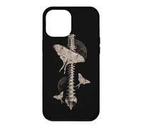 Anatomie du Papillon Gothique de la Colonne vertébrale Lune Occulte Nature Coque pour iPhone 12 Pro Max