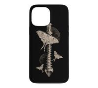 Anatomie du Papillon Gothique de la Colonne vertébrale Lune Occulte Nature Coque pour iPhone 13 Pro Max