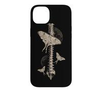 Anatomie du Papillon Gothique de la Colonne vertébrale Lune Occulte Nature Coque pour iPhone 14 Plus