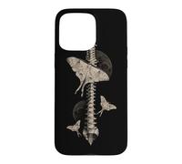 Anatomie du Papillon Gothique de la Colonne vertébrale Lune Occulte Nature Coque pour iPhone 15 Pro Max