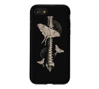 Anatomie du Papillon Gothique de la Colonne vertébrale Lune Occulte Nature Coque pour iPhone SE (2020) / 7/8
