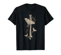 Anatomie du Papillon Gothique de la Colonne vertébrale Lune Occulte Nature T-Shirt