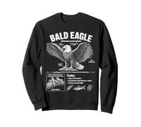 Anatomie du pygargue à tête Blanche Haliaeetus leucocephalus Sweatshirt