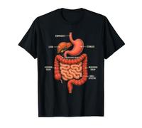 Anatomie du système digestif Gastroentérologie Médical T-Shirt