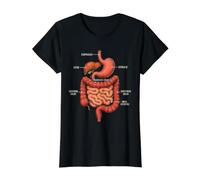 Anatomie du système digestif Gastroentérologie Médical T-Shirt Graphique avec Valeur