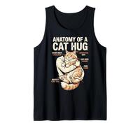 Anatomie d'un Chat câlin drôle Amateur de Chat propriétaire de Chat Débardeur